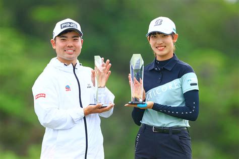 蝉川泰果＆馬場咲希ペアが優勝 「これはあるな」の予感が的中heiwa・pgmチャリティゴルフ Golf報知