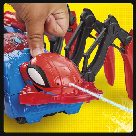 Ripley FIGURA DE ACCION SPIDER MAN WEB SPLASHERS VEHÍCULO ARACNOLANZADOR