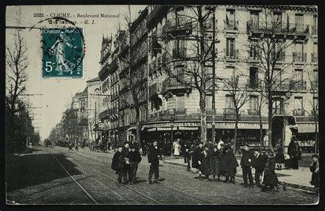 Clichy La Garenne Boulevard National Carte Postale Ancienne Et Vue