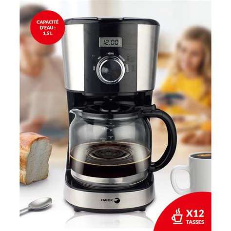 Cafetière Filtre Programmable 12 Tasses 900w Fagor Fg562 à Prix Carrefour