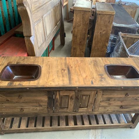 Rustic Bathroom Vanity Etsy