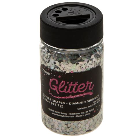 Diamond Shimmer Glitter Shapes Hobby Lobby 2396034