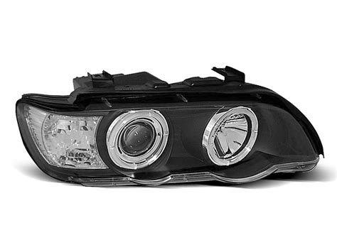 Faros Delanteros Angel Eyes Bmw X E Fondo Negro