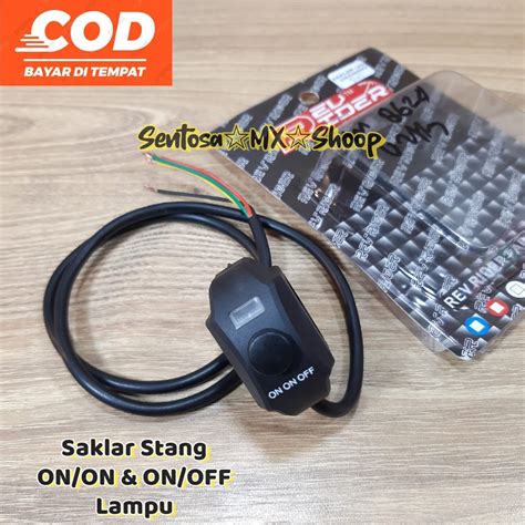 Jual SAKLAR TOMBOL ON ON ON OFF STANG MODEL LAMPU UNIVERSAL Shopee