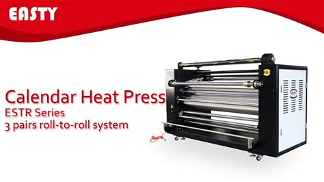 Roll To Roll Calendar Heat Transfer Press For Dye Sublimation Print