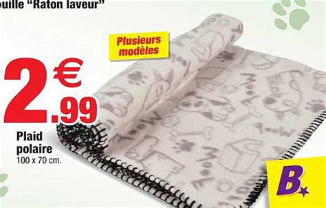 Promo Plaid Polaire Chez Bazarland Icatalogue Fr