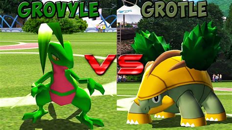 Pokemon Battle Revolution Grovyle Vs Grotle Youtube