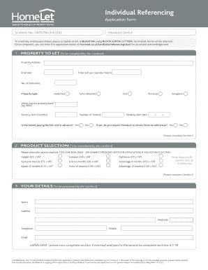 Home Let Reference 2014 2025 Form Fill Out And Sign Printable PDF