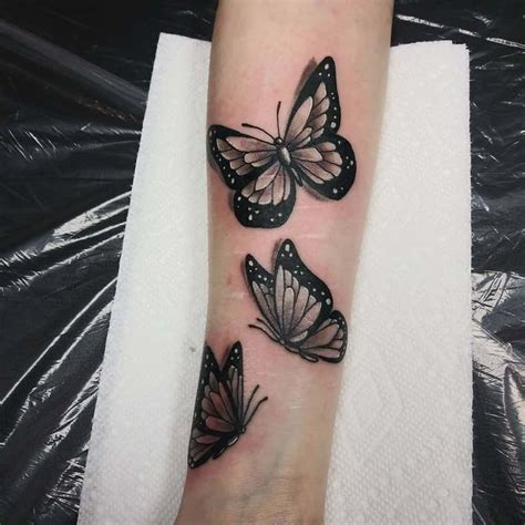 Black Butterfly Tattoo Ideas