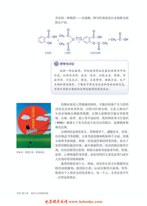 第二节 化学品的合理使用4课文人教版高一化学必修第二册2019版课本书好学电子课本网