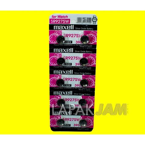 Jual Batu Baterai Batre Jam Tangan Maxel 395 SR 927 SW Per 1 PCS