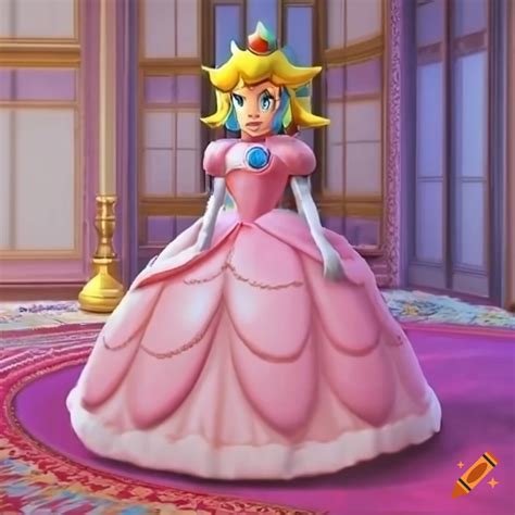 Link And Princess Peachs Ballgown In A Palace Dressing Room On Craiyon