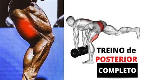 Treino Completo De Posterior De Coxa Halter Youtube