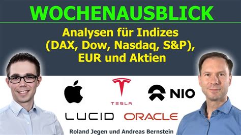 FED und EZB im Fokus Analysen für DAX Dow Nasdaq EUR Aktien wie