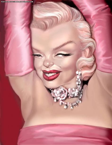 Marilyn Monroe Celebrity Caricatures Caricature Bob Doucette