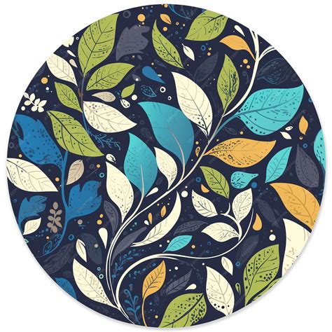 Indonesian mangrove patterns with natural elements | Premium AI