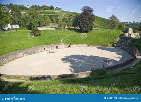 Amphitheater In Trier Germany Editorial Stock Photo Image Of Ruins