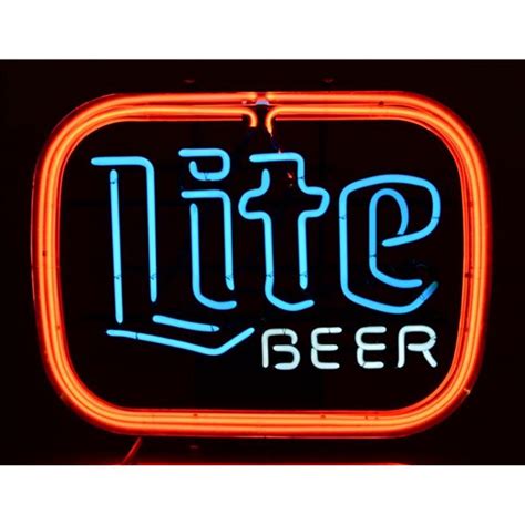 Miller Lite Neon Sign Nos