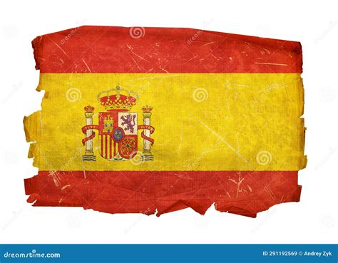 Spain Flag old stock image. Image of brown, national - 291192569