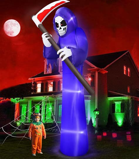 Ft Giant Halloween Inflatables Decorations Outdoor Blow Up Grim