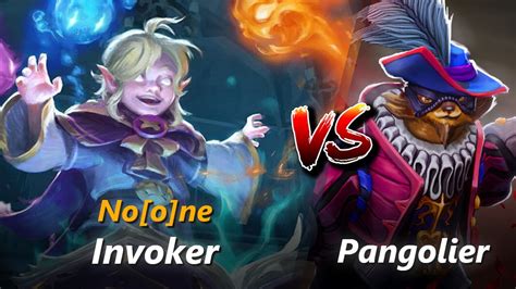 No O Ne Mid Invoker Vs Pangolier First Minutes Youtube