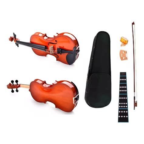 Violino 4 4 Arco Madeira C Breu Cavalete Estojo Luxo Shopee Brasil