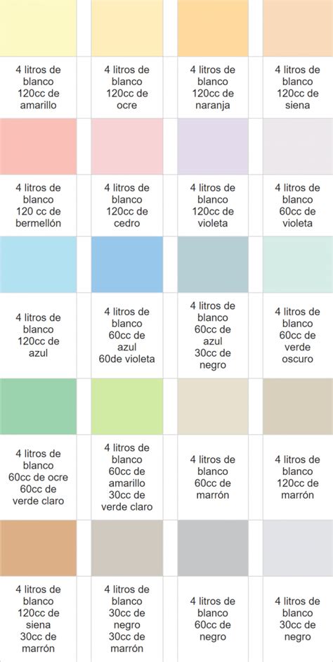 Los Entonadores Universales Pintomicasa Pastel Color Schemes