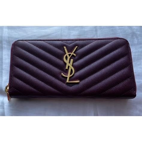 Yves Saint Laurent Bags Ysl Saint Laurent Cassandre Matelass Zip Around Wallet Poshmark