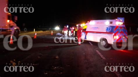 Accidente en Pénjamo deja un motociclista fallecido y grandes pérdidas