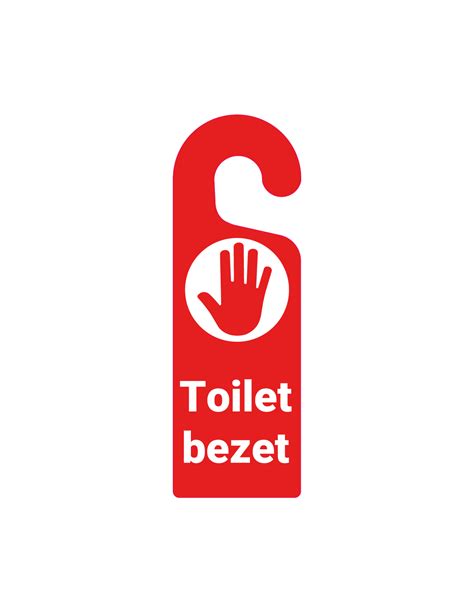 Deurhanger Toilet Bezet Kopen Bestel Nu