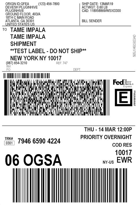 fedex ground tracking number format