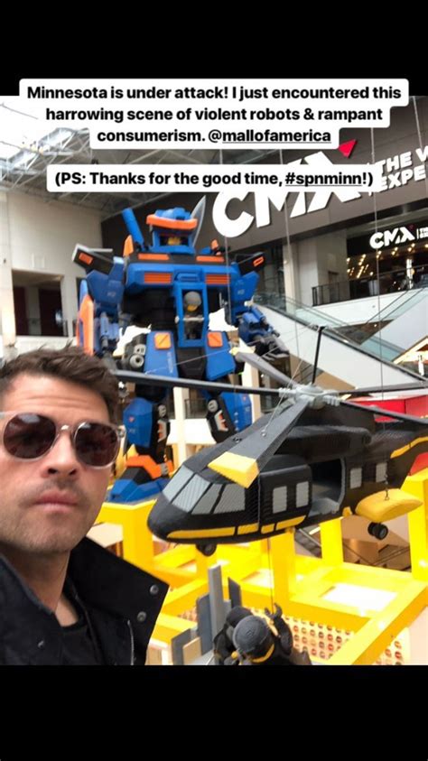 Misha via his instagram story