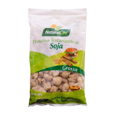 Proteina Texturizada De Soja Grossa Natural Life 250g Viver Bem