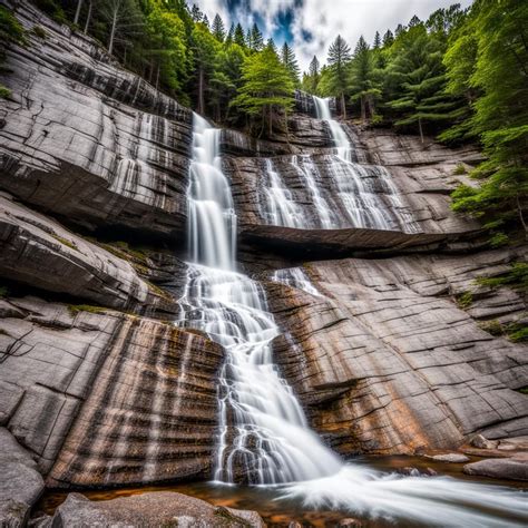 Arethusa Falls Of New Hampshire Ai Generated Artwork Nightcafe Creator