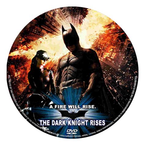 The Dark Knight Rises Dvd Cover