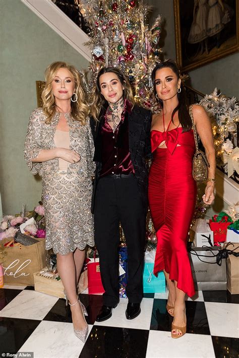 Kyle Richards Takes Rumored Lover Morgan Wade To Kathy Hiltons Christmas Party Where They