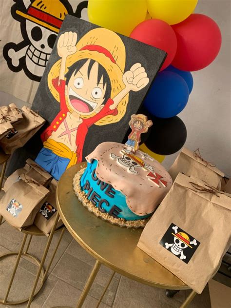 Decoración one piece en 2023 Fiestas infantiles de piratas