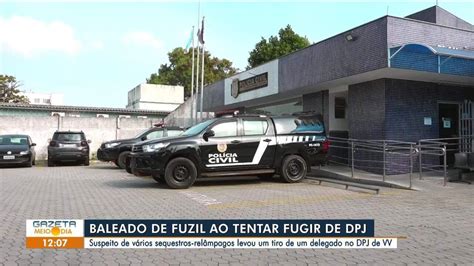 Sequestrador Algemado Tenta Fugir De Policiais E Delegado Atira