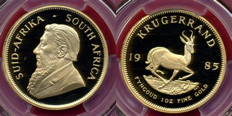 Südafrika 1 Unze Gold 1985 Krügerrand PP PCGS PR68DCAM MA Shops