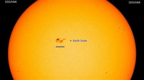 Giant Sunspot Grew Times Wider Than Earth In Just Hours Then