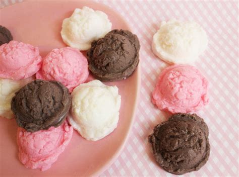 Neapolitan Mini Ice Cream Scoop Soap Set Loveleesoaps