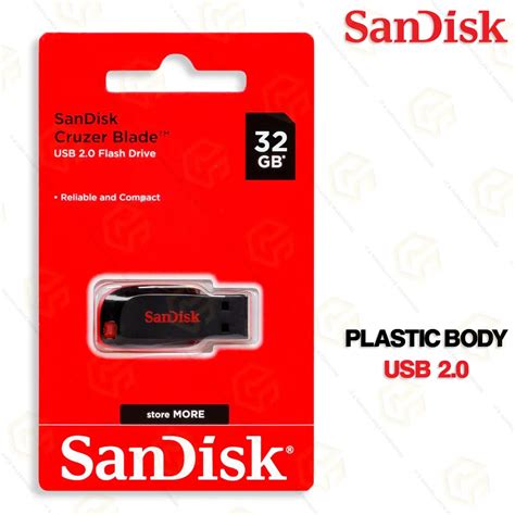 Sandisk Gb Cruzer Blade Pen Drive Z Plastic Body