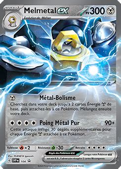 Melmetal ex Écarlate et Violet Cartes promo Encyclopédie des cartes