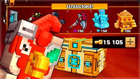 Spending Keys On Super Chests Weapons Unlocked Pixel Gun D