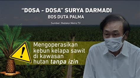 Rekam Jejak Surya Darmadi Di Kasus Korupsi Lahan Kelapa Sawit