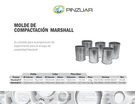 PDF MOLDE DE COMPACTACIÓN MARSHALL pinzuar co especímenes