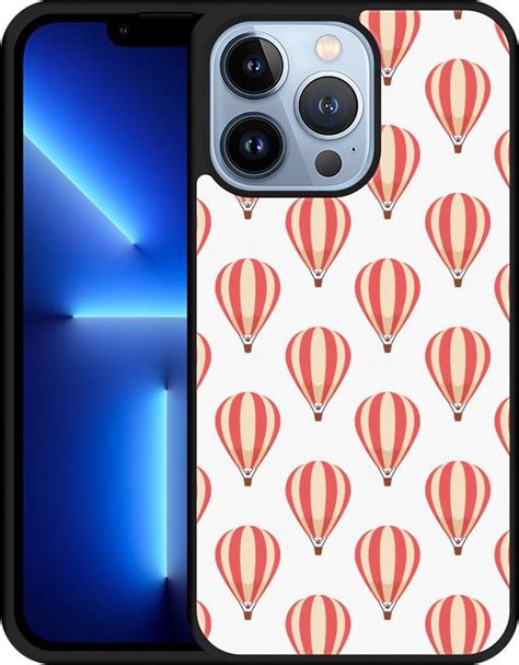 IPhone 13 Pro Hoesje Design Op Glas Luchtballonnen Designed By