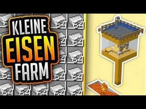 Easy Minecraft Eisen Farm Java 1 20 Tutorial Minecraft Tutorial