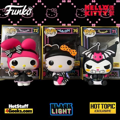 2023 NEW Sanrio Halloween Blacklight Funko Pops Cute And Creepy