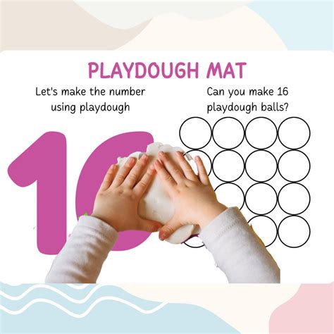 Number Playdough Mats 11 20 Fine Motor Skills Play Doh Mat T For